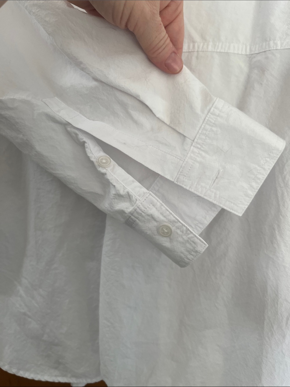Madewell Oversized Button-Up Dress Shirt Size XL - Picture 6 of 7